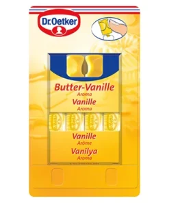 Dr. Oetker, Aroma, Butter-Vanille, 4 Stück à 2 g, 8 g Packung