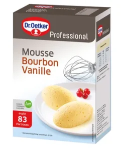 Dr. Oetker Professional, Mousse Bourbon Vanille, 1 kg Packung