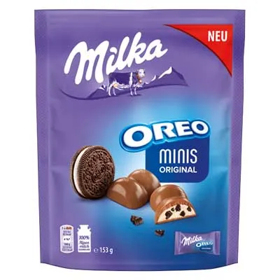 Milka, Oreo, Minis Original, 153 g Beutel