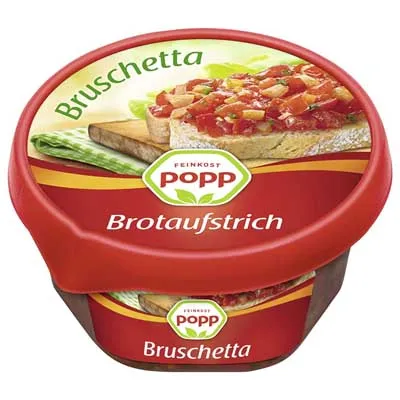 Popp, Brotaufstrich, Bruschetta, 150 g Becher