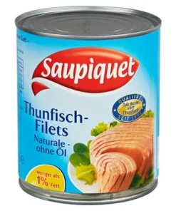 Saupiquet, Thunfisch-Filets Natur ohne Öl, 850 ml Dose