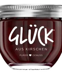 Glück, Fruchtaufstrich Kirsche, 230 g Tiegel